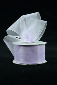 Organza Ribbon , Lavender, 1.5 Inch x 25 Yards (1 Spool) SALE ITEM